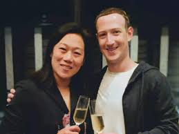 Zuckerberg and his wife